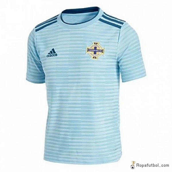 Camiseta Irlanda Del Norte Replica Segunda Ropa 2018 Azul